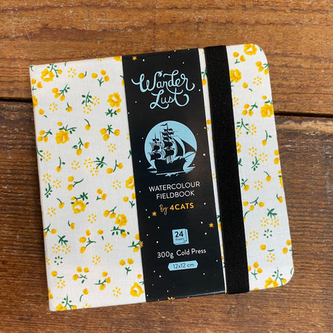 Wanderlust Watercolour Journal - 5" x 5"