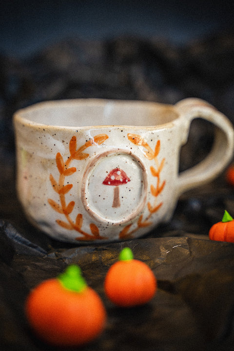 October | Mushroom Teacup