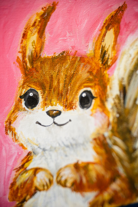 October | Squirrel Painting