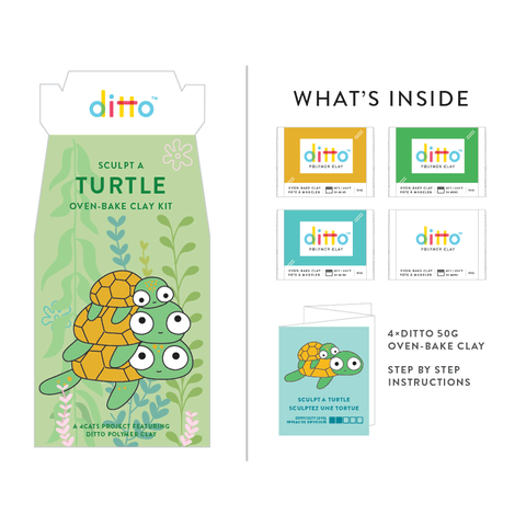 Sculpt & Bake: Turtle Kit