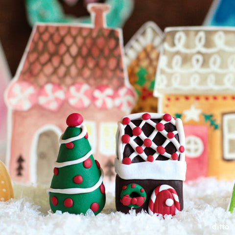 Sculpt & Bake: Mini Gingerbread House Kit