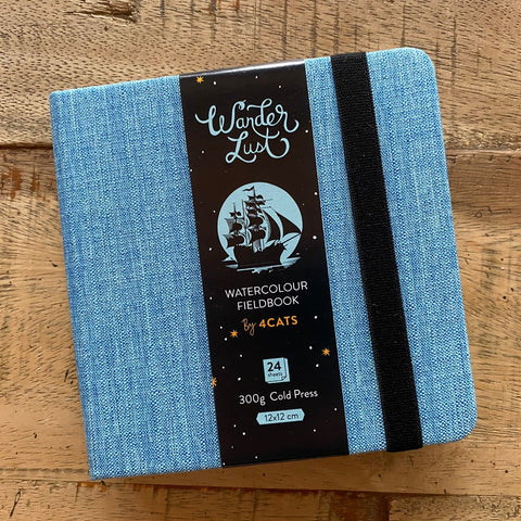 Wanderlust Watercolour Journal - 5" x 5"