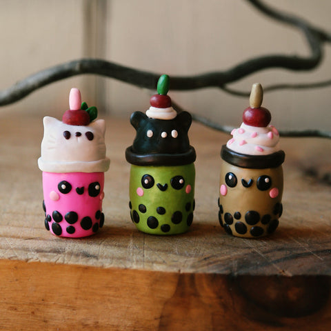 Bubble Tea Polymer Clay
