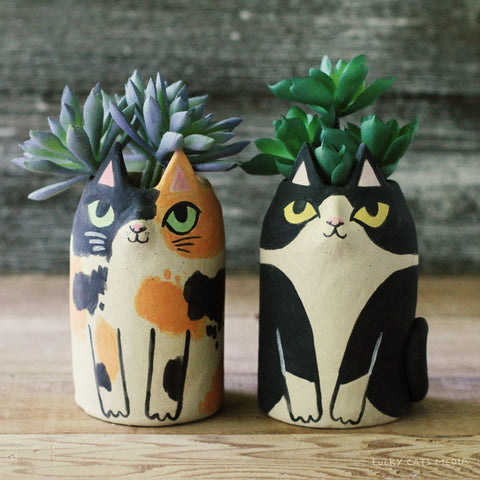 Cat Vase