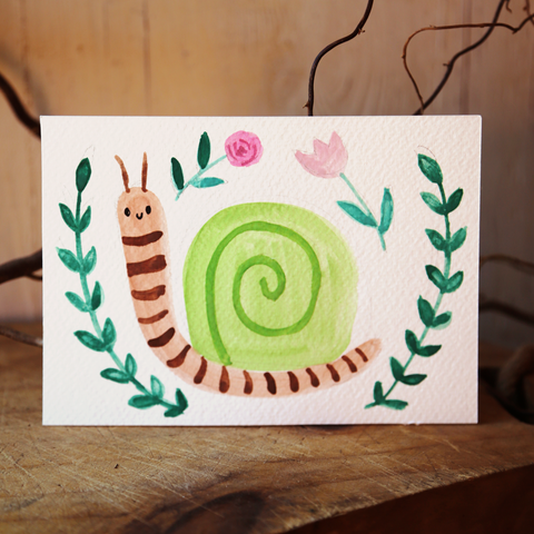 Snail Watercolour