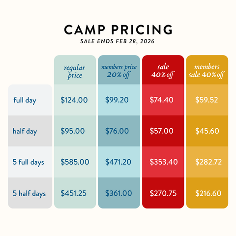 *9am Fri Sep 4th | Summer Camp Full Day