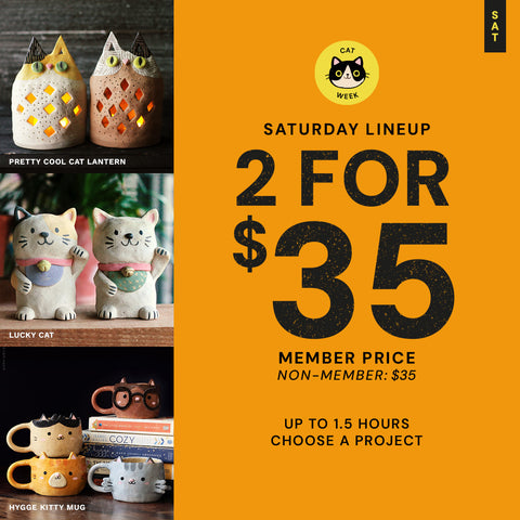 Saturday Lineup | Cats Week | Sat Sep 5th