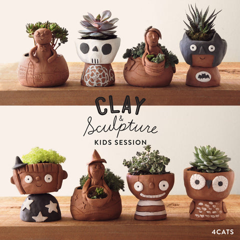 Clay & Sculpture 4 Weeks Kids Class 🙌