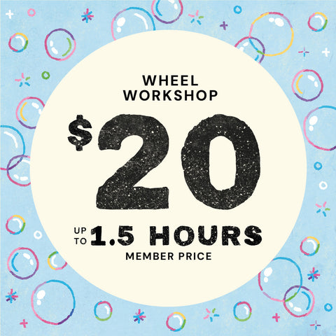 1:30pm Fri May 22nd | Wheel Workshop
