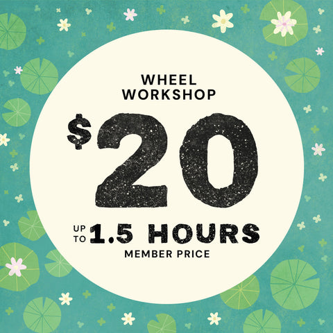 1:30pm Fri May 15th | Wheel Workshop