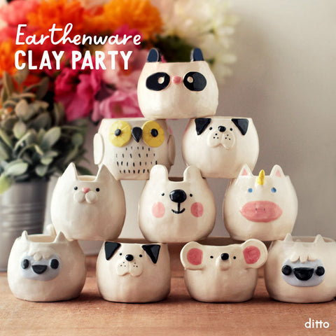 kids party | earthenware clay | ages 6 & up