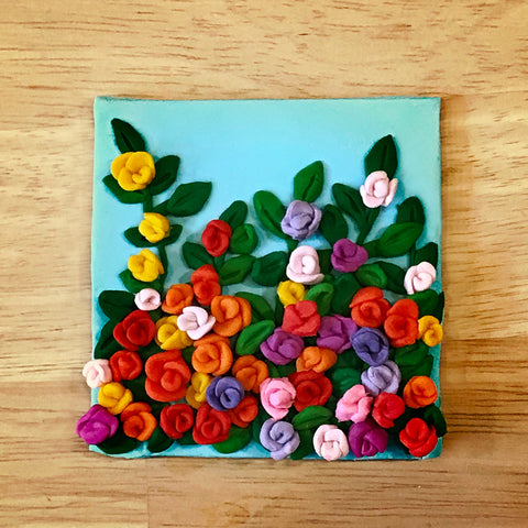 6:30pm Wed Apr 29th | Wednesday Paint Night | Ditto 3x3 Flower Garden