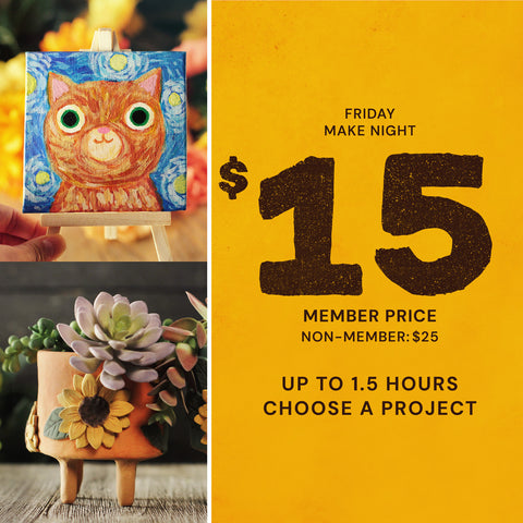 6:30pm Fri Jul 31st | Friday Make Night