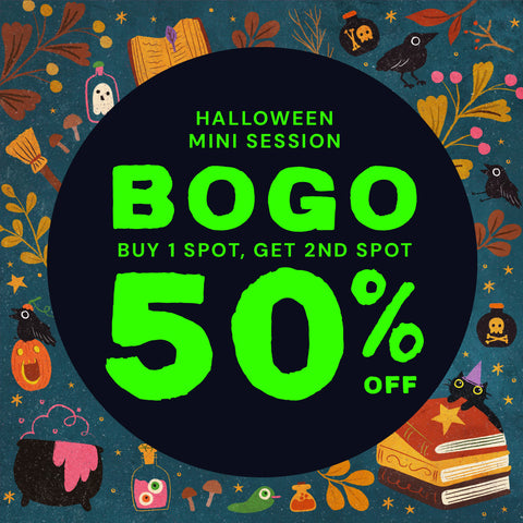 4pm Tue Oct 6th | Halloween Mini Session | 4 Week Session