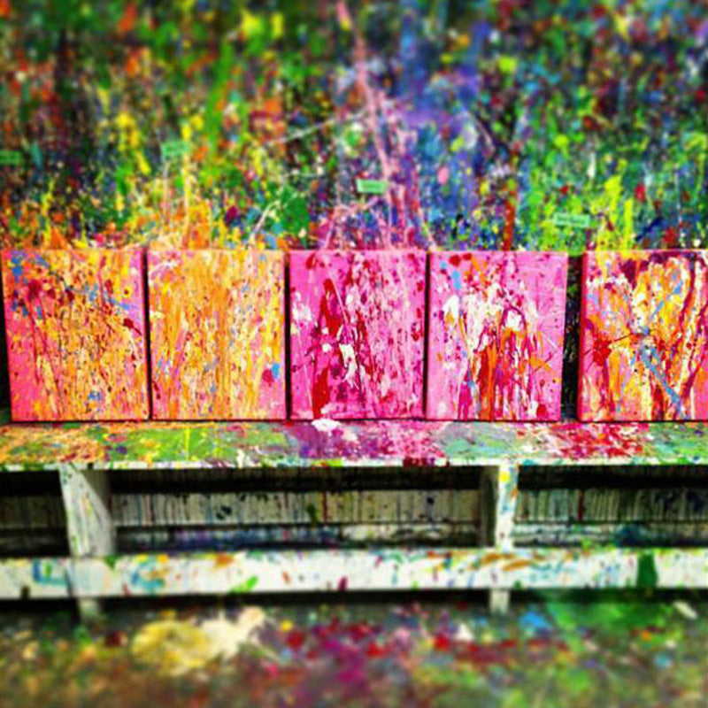 Splatter Painting Party {special member pricing: base price starting at $135}