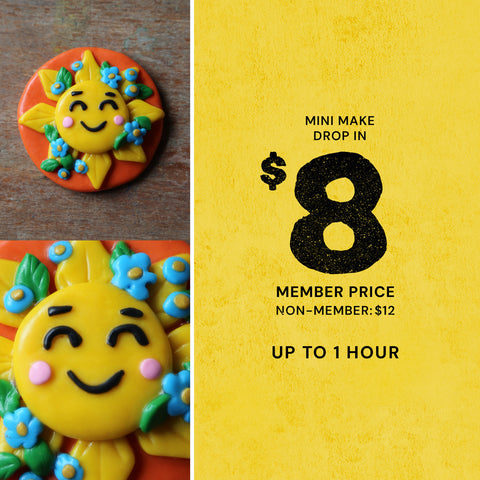 1pm Sat Jun 13th | Mini Make Drop In