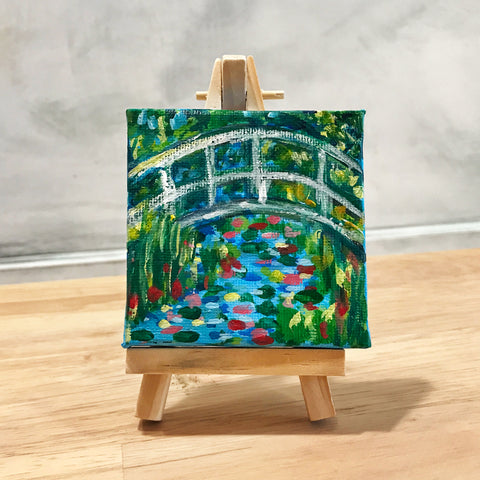 6:30pm Wed May 13th | Wednesday Paint Night | Mini Monet (3x3 inches)