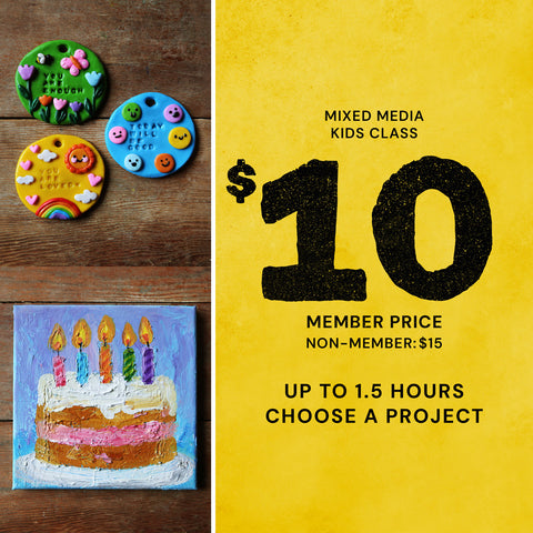 4pm Wed Jun 10th | Mixed Media Class