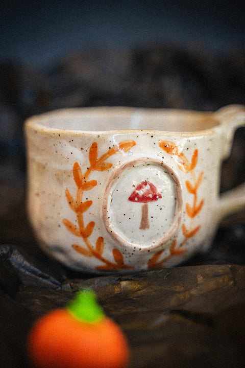October | Mushroom Teacup