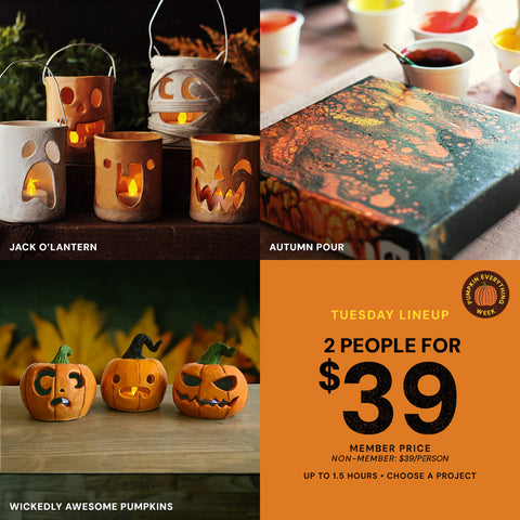 Tuesday Lineup | Pumpkin Everything Week | Tue Oct 13th