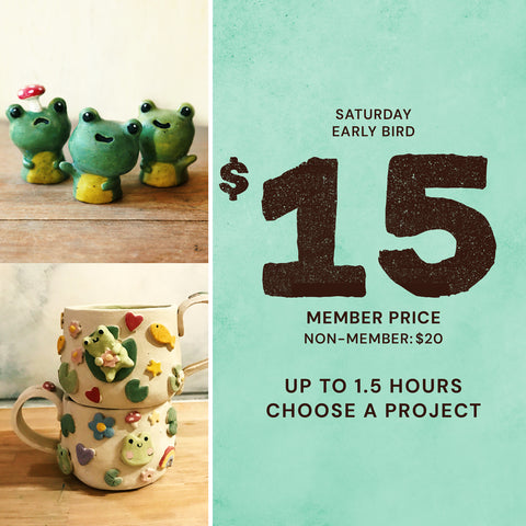 *9am Sat Jul 25th | Saturday Early Bird Workshop