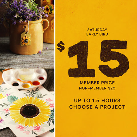 *9am Sat Aug 1st | Saturday Early Bird Workshop