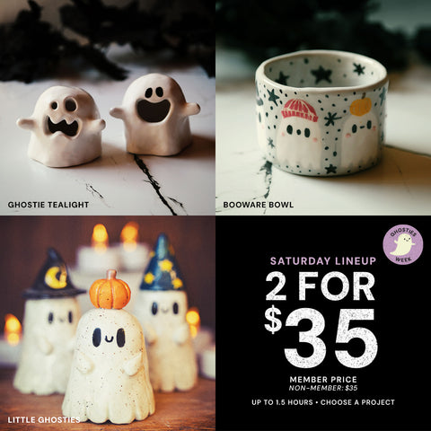 Saturday Lineup | Ghosties Week | Sat Oct 3rd