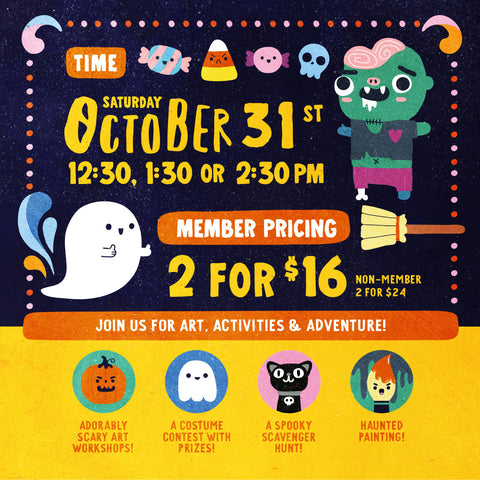 Saturday Oct 31st | Spook-Tacular Halloween Party