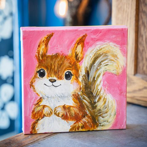 October | Squirrel Painting
