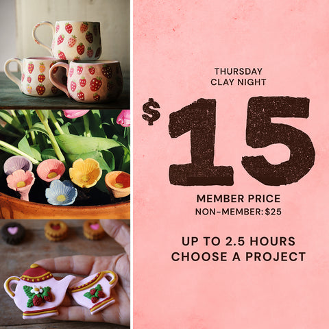 6:30pm Thu Apr 2nd | Thursday Clay Night