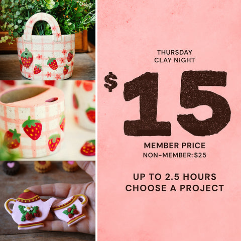 6:30pm Thu Apr 30th | Thursday Clay Night