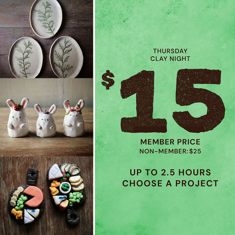 6:30pm Thu Mar 12th | Thursday Clay Night