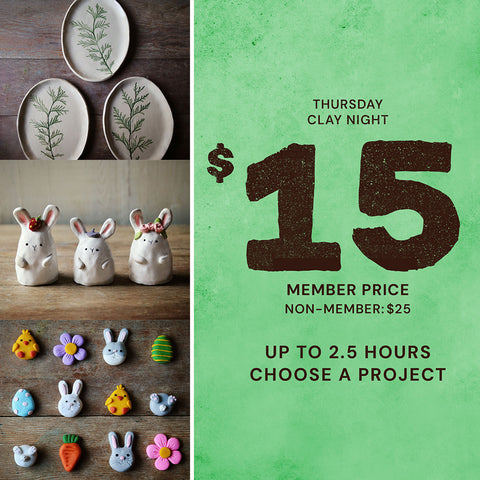 6:30pm Thu Mar 26th | Thursday Clay Night