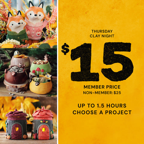 6:30pm Thu Sep 10th | Thursday Clay Night