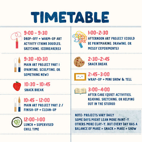 *9am Thu Jun 25th | Summer Camp Half Day