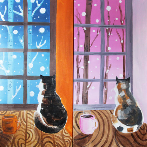 september | horace pippin inspired cat