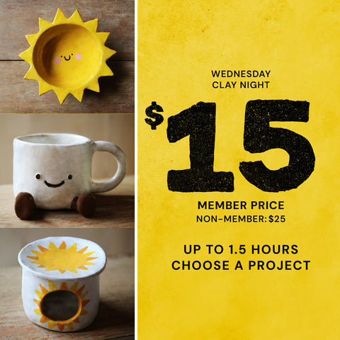 6:30pm Wed Jun 10th | Wednesday Clay Night