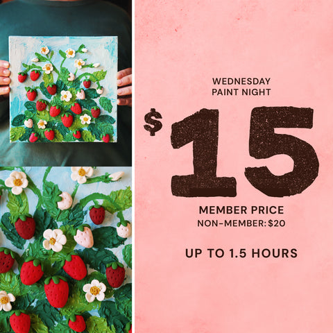 6:30pm Wed Apr 8th | Wednesday Paint Night