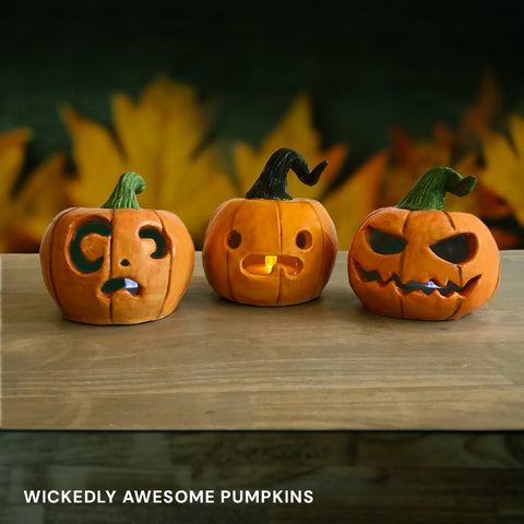 Friday Oct 16th | Clay Pumpkin Carving Event