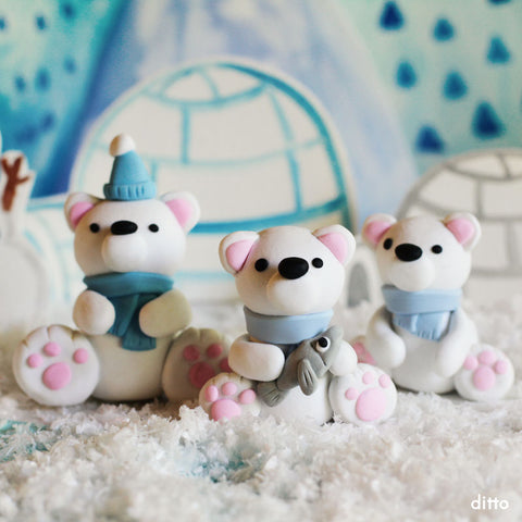 Sculpt & Bake: Polar Bear Kit