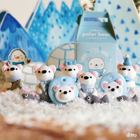 Sculpt & Bake: Polar Bear Kit