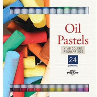 Oil Pastels: Jumbo 24 Colours