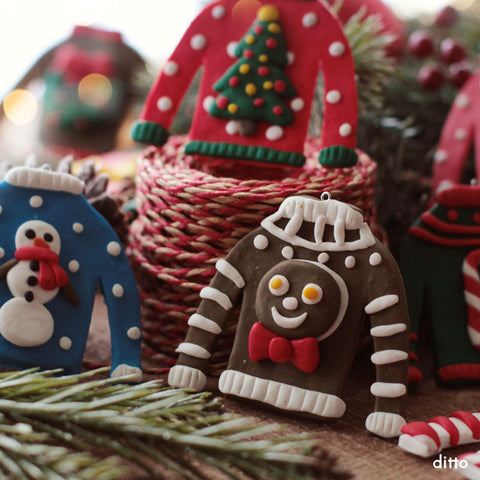 Sculpt & Bake: Hyggely Sweater Ornament Kit