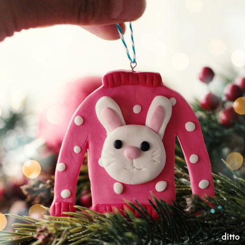 Sculpt & Bake: Hyggely Sweater Ornament Kit